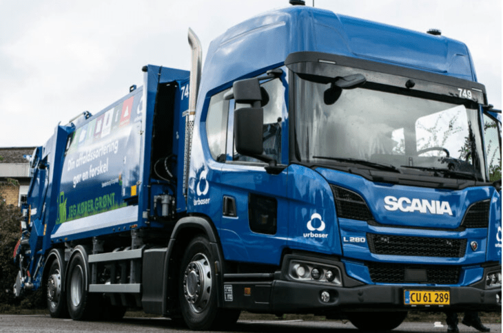 Powering refuse compaction application of CNG trucks