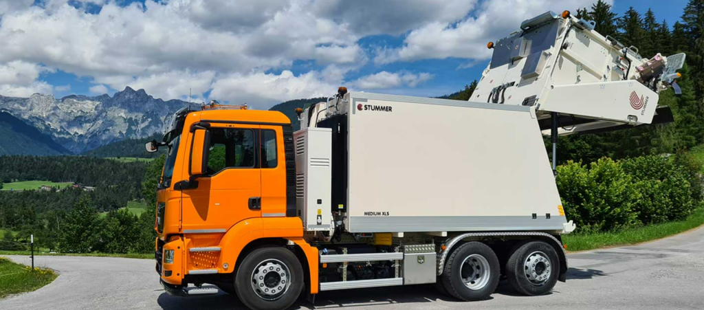 Hybrid Refuse Collection Vehicles in Thun, Switzerland