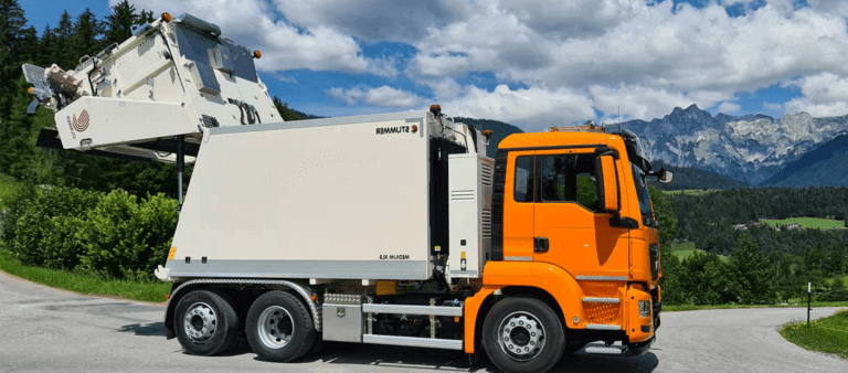 Hybrid Refuse Collection Vehicles in Thun, Switzerland